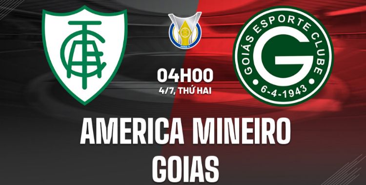 Soi kèo giải VĐQG Brazil: America Mineiro vs Goias, 04h00, 4/7/2022