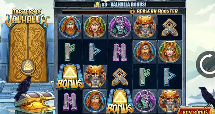 Hướng dẫn cách chơi slot game Masters of Valhalla Fun88 